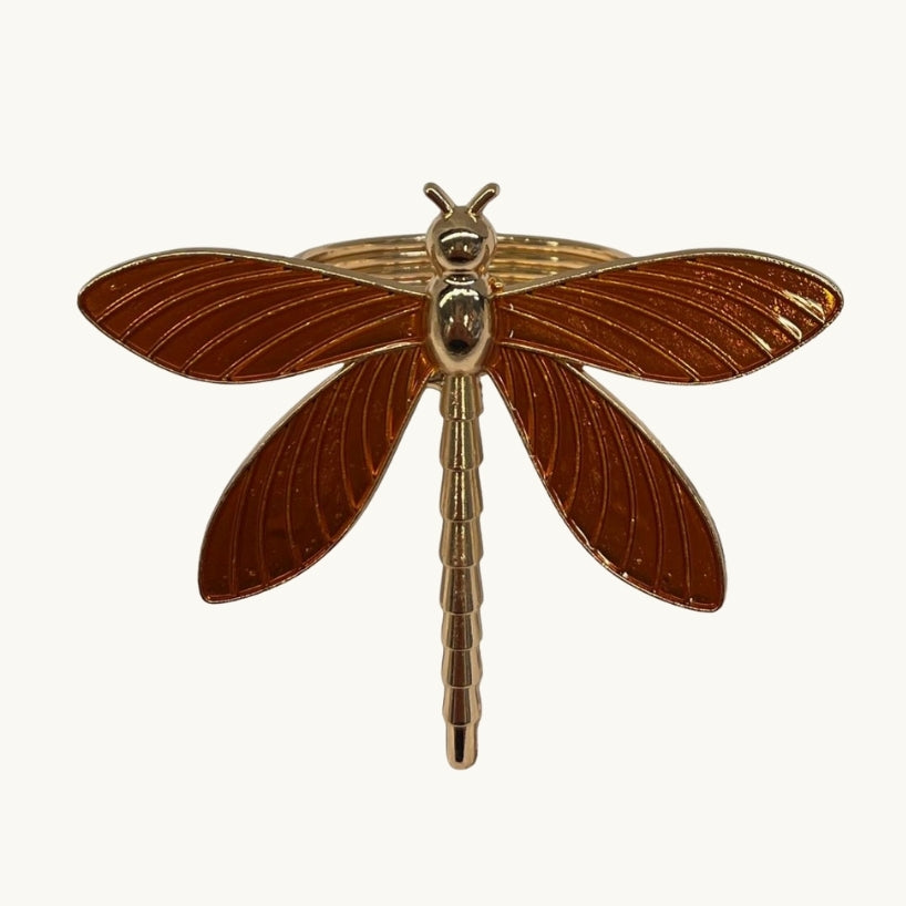 Dragonfly Napkin Ring - 4 Count