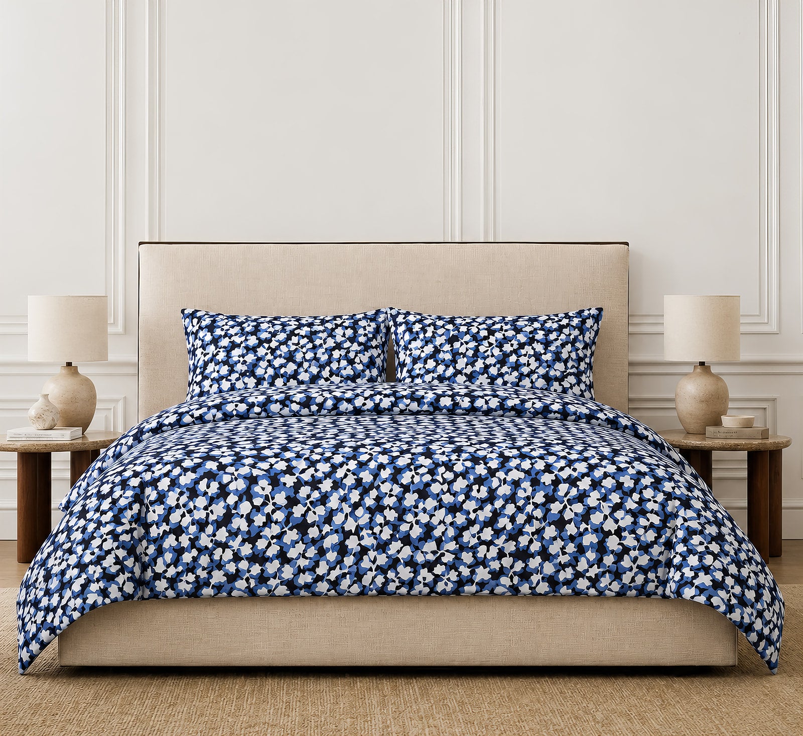 Luxe Twinning Vine Bedding set - 6 Piece