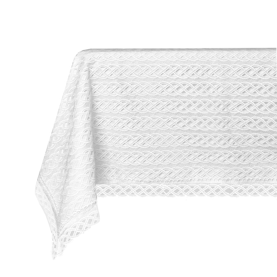 Cable Lace Tablecloth - The Closeout Connection