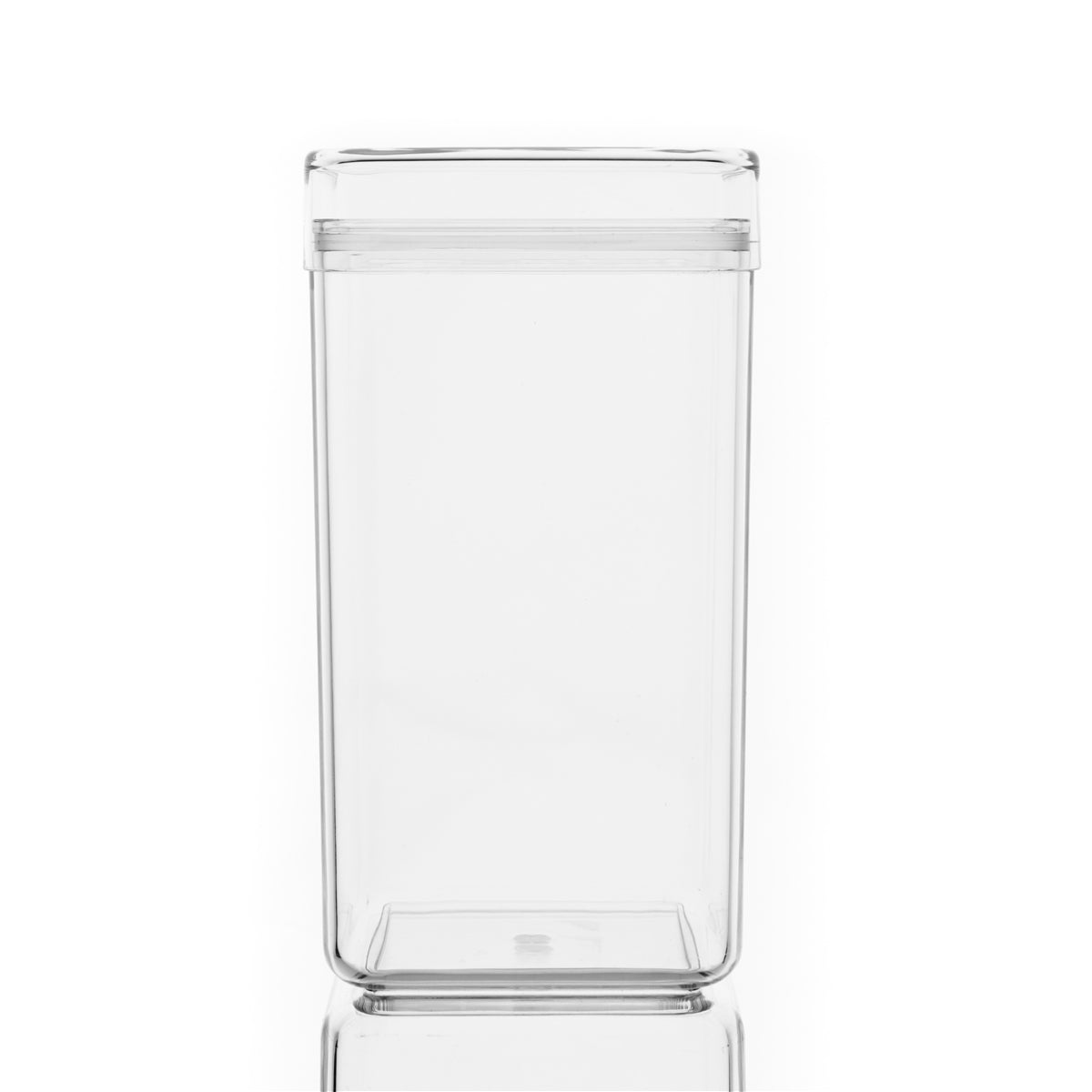 Square Lucite Jars with Lids