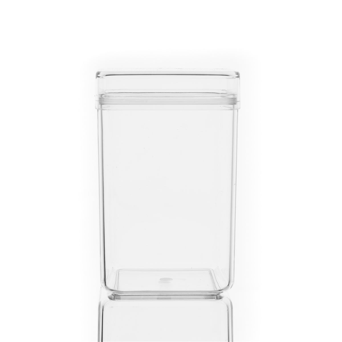 Square Lucite Jars with Lids