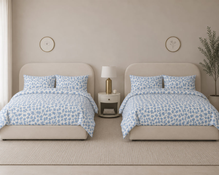 Luxe Clover Field Bedding Set - twin beds