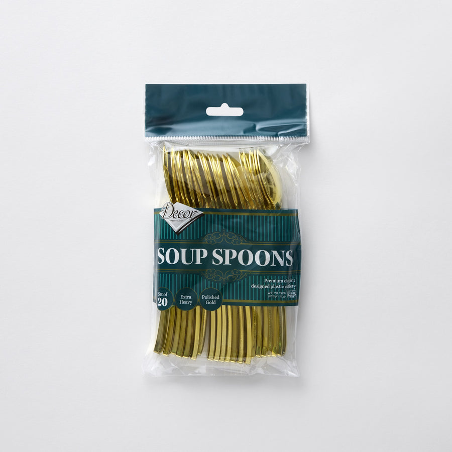 Decor Gold Premium Elegant Cutlery - 20 Count