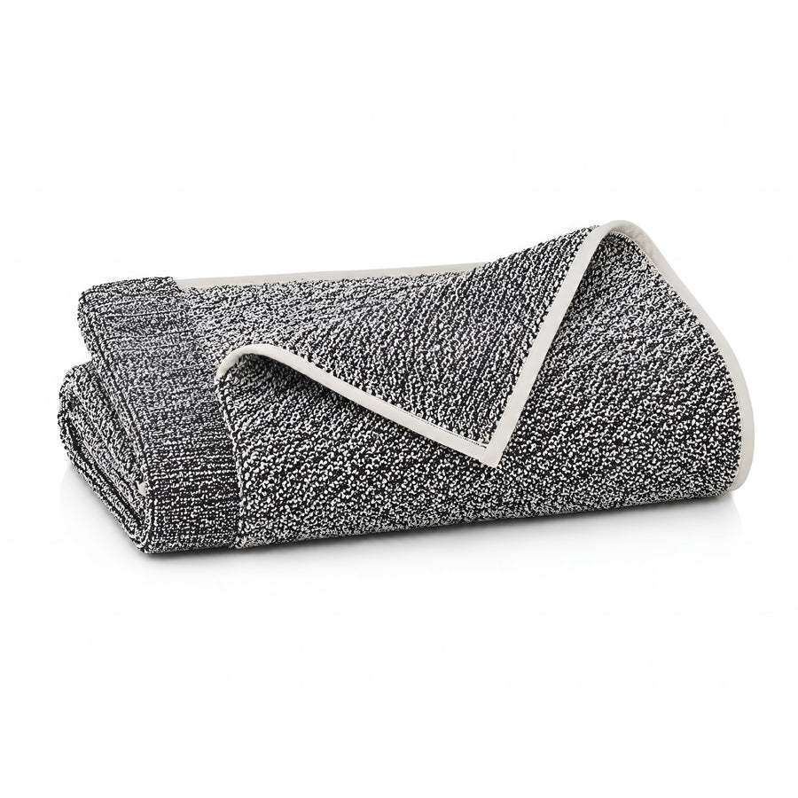 Diagonal Black Towel - The Closeout Connection