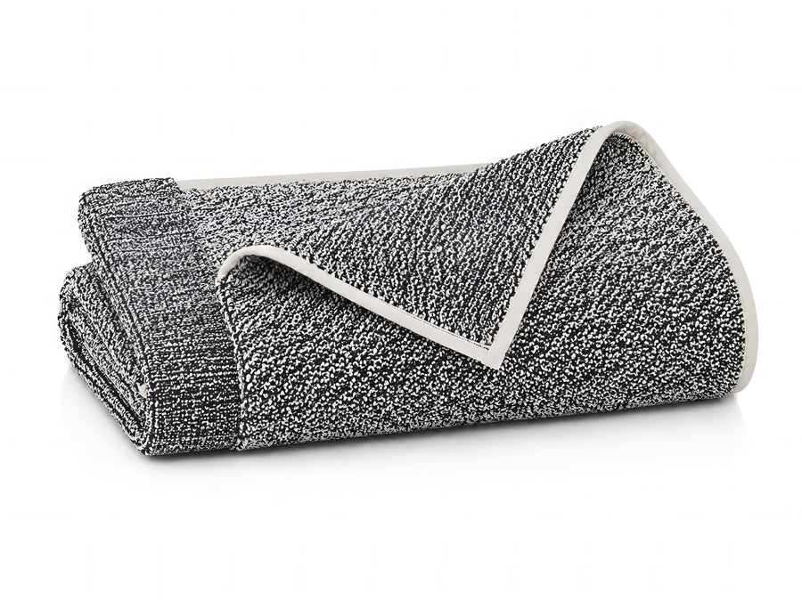 Diagonal Black Towel - The Closeout Connection