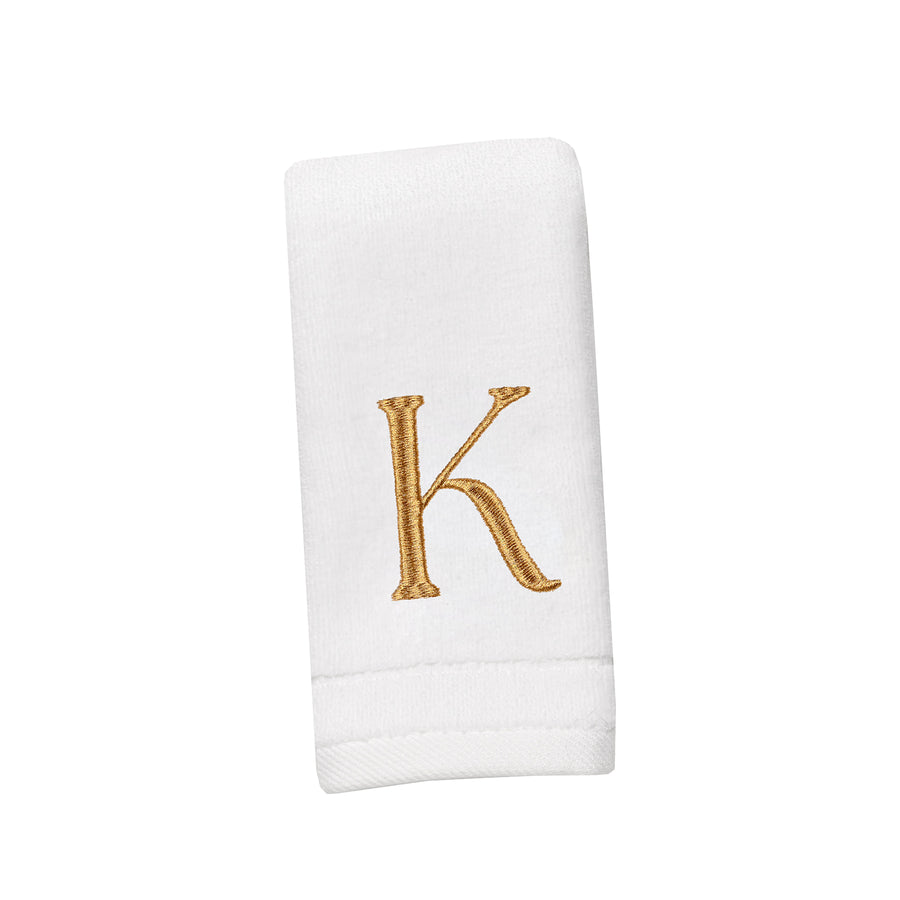 Monogrammed Gold / Silver Bath Towels - The Closeout Connection