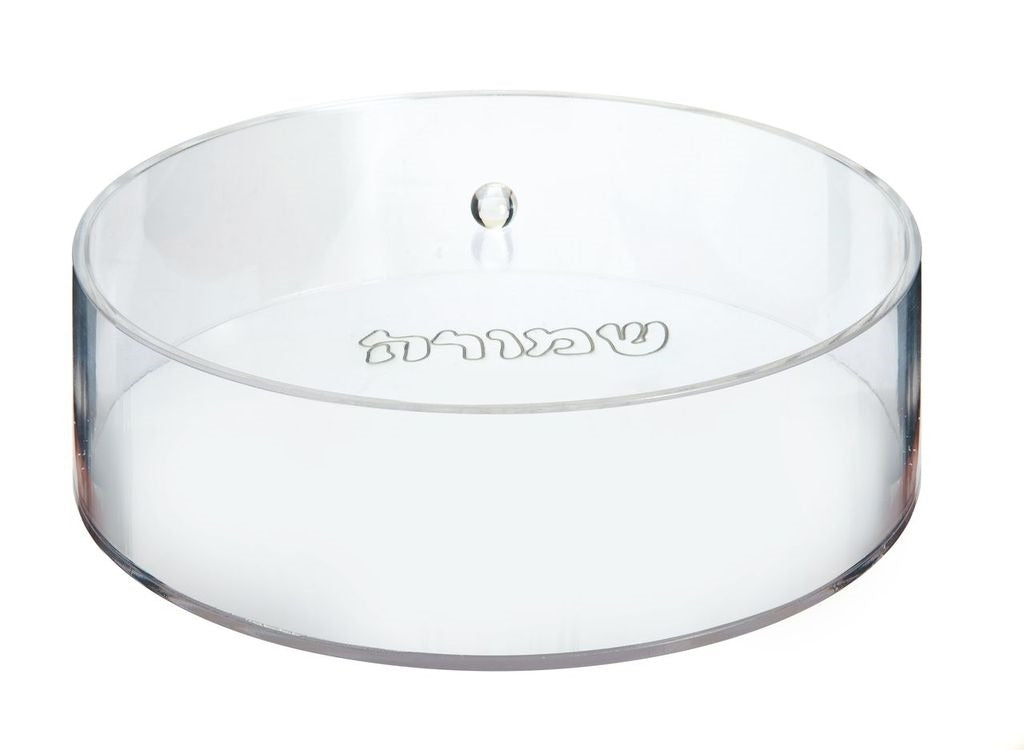 Clear Round Matzah Box