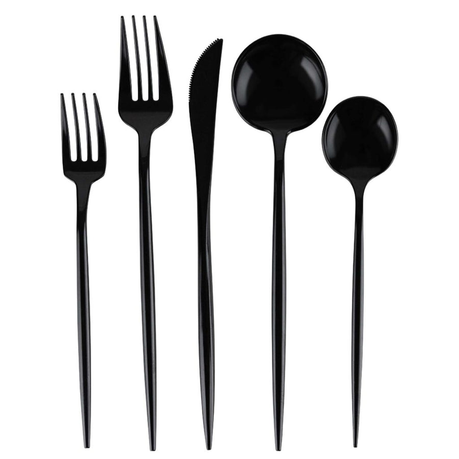Novelty Black Flatware Collection - The Closeout Connection