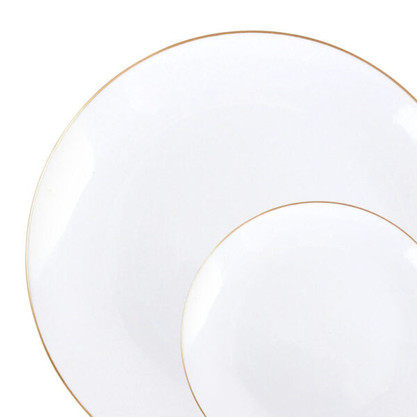 White/Gold Rim- 10 ct - The Closeout Connection