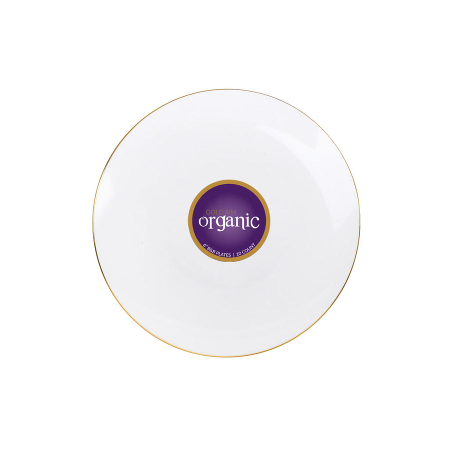 White/Gold Rim- 10 ct - The Closeout Connection