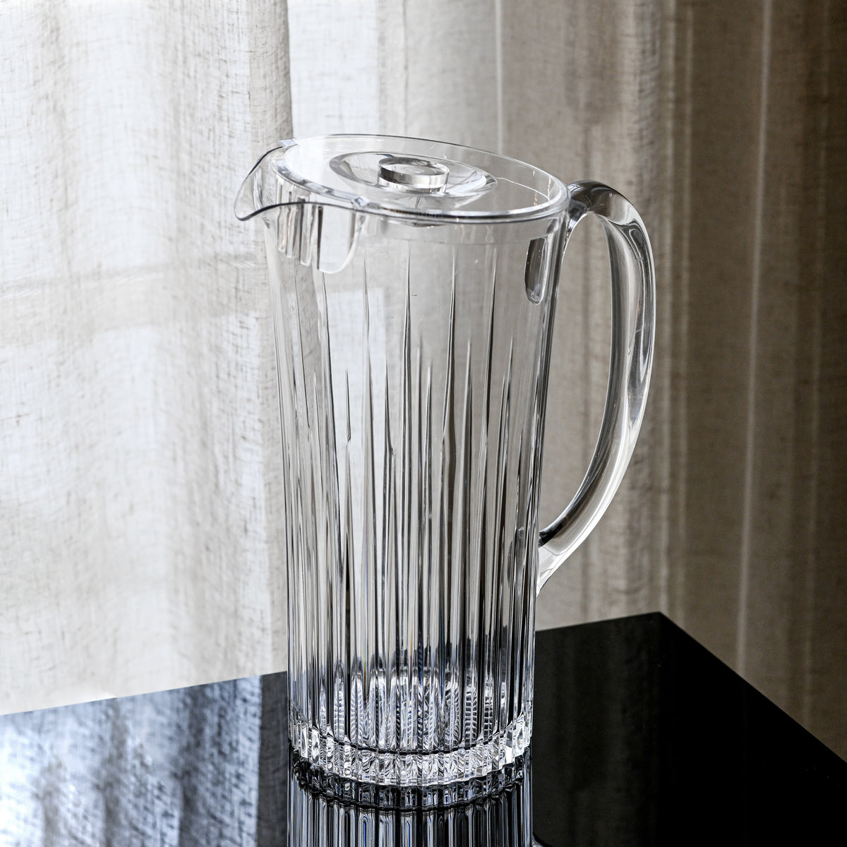 Pitcher Clear Transparent Top without Golden Rim - The Closeout Connection