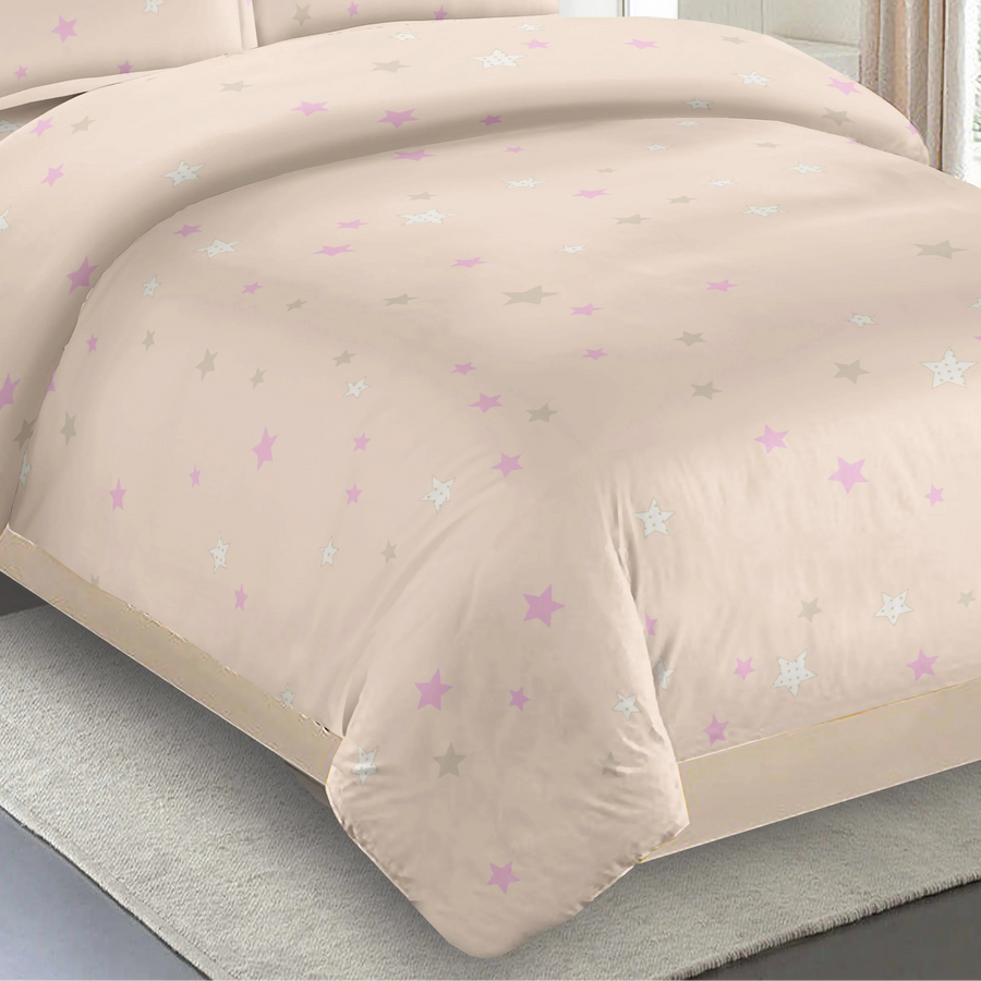 Light Pink Star Bedding Set - The Closeout Connection