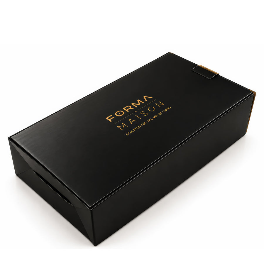 Rippled Rectangular Decorative Tray – Titanium Gold, 14.2 x 7.3 x 3.1"