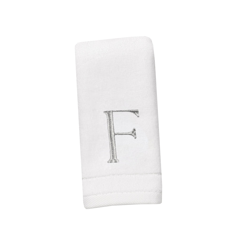 Monogrammed Gold / Silver Hand Towels - The Closeout Connection