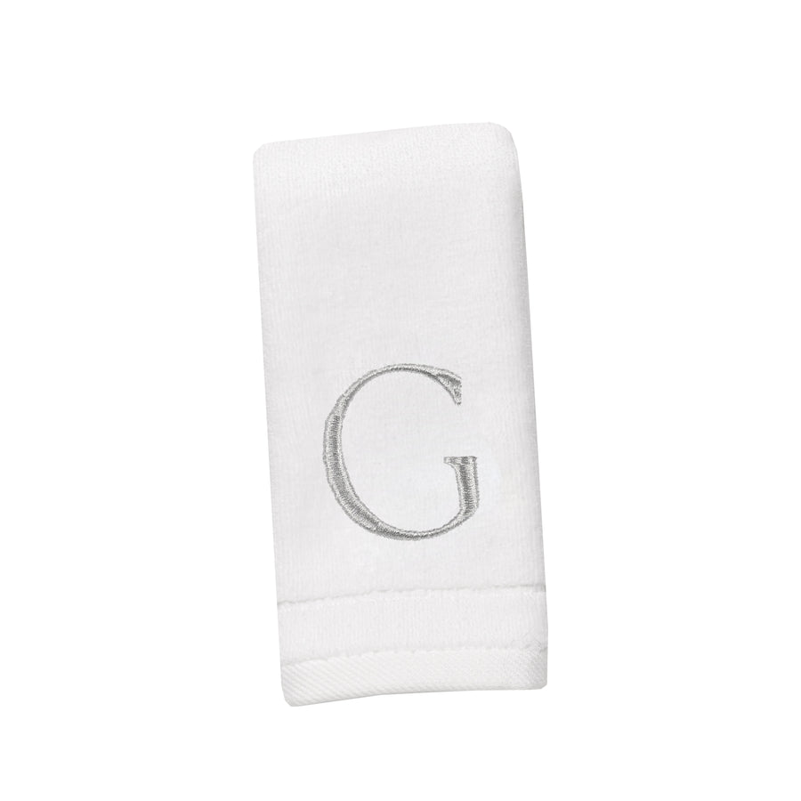 Monogrammed Gold / Silver Hand Towels - The Closeout Connection