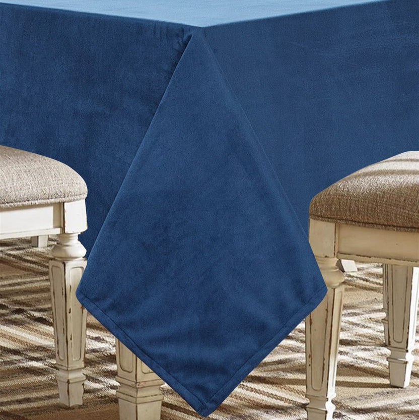 Santa Monica Navy Blue Tablecloth - The Closeout Connection