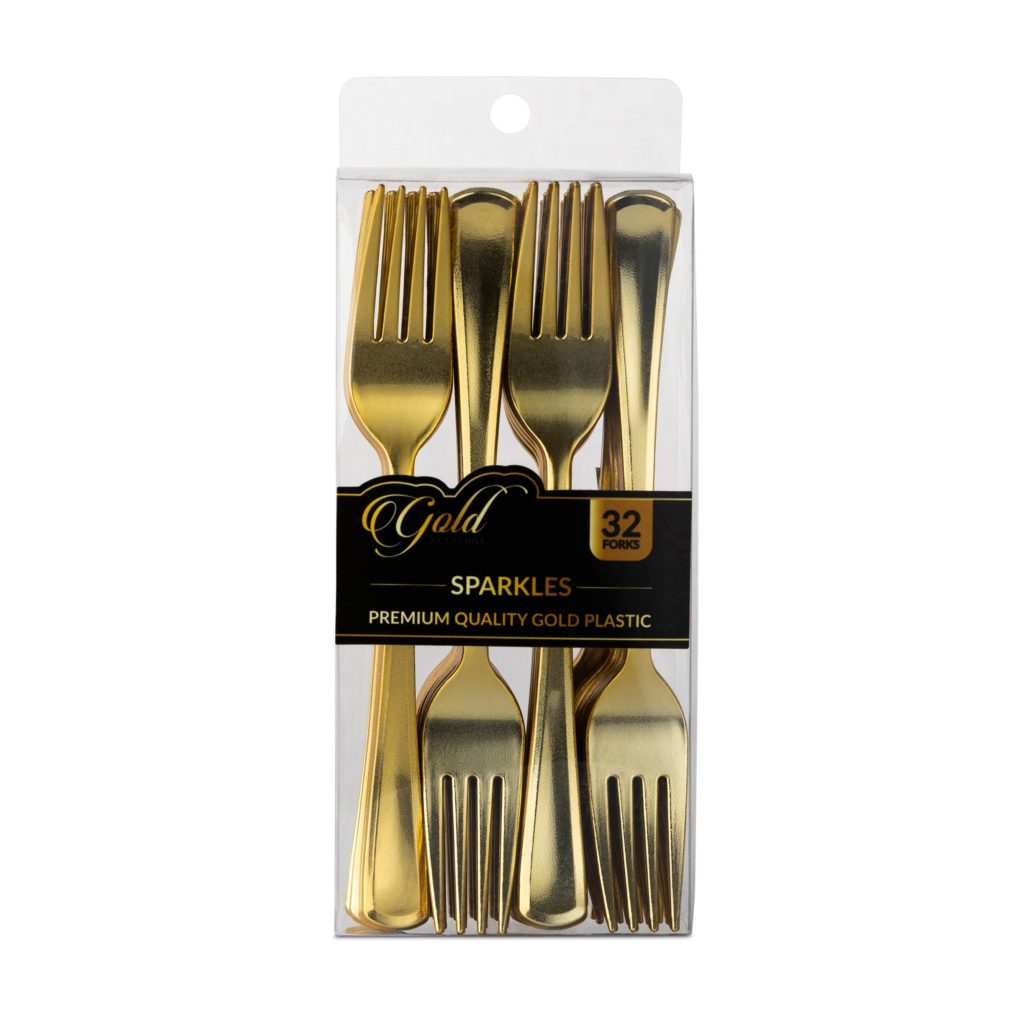 Sparkles Collection Forks- 32 Count - The Closeout Connection