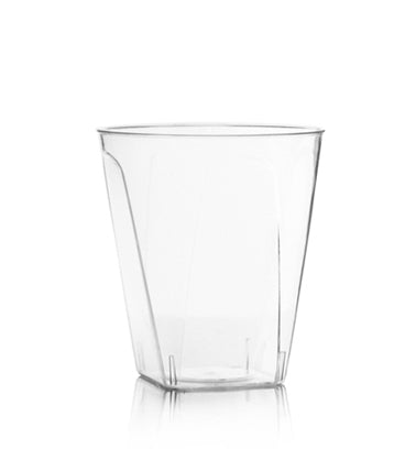Square Hard Plastic Shot Cups- 20 Count