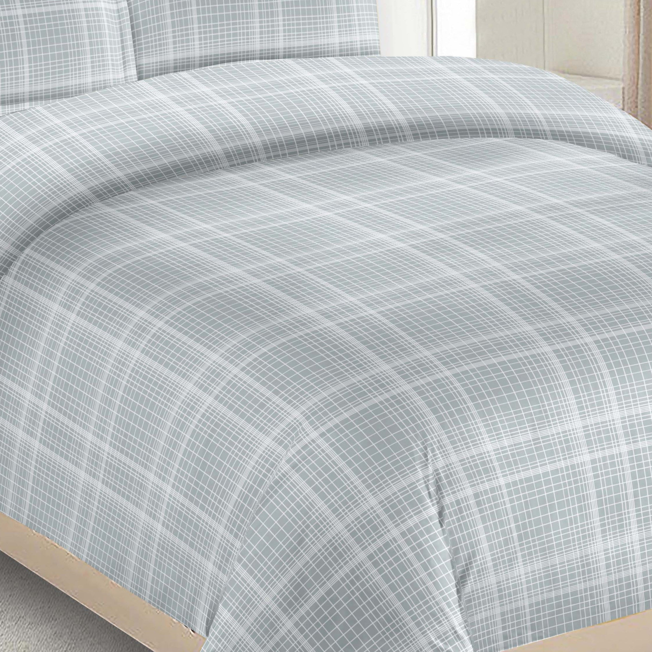 Simple Plaid 6PC Twin Bedding Set