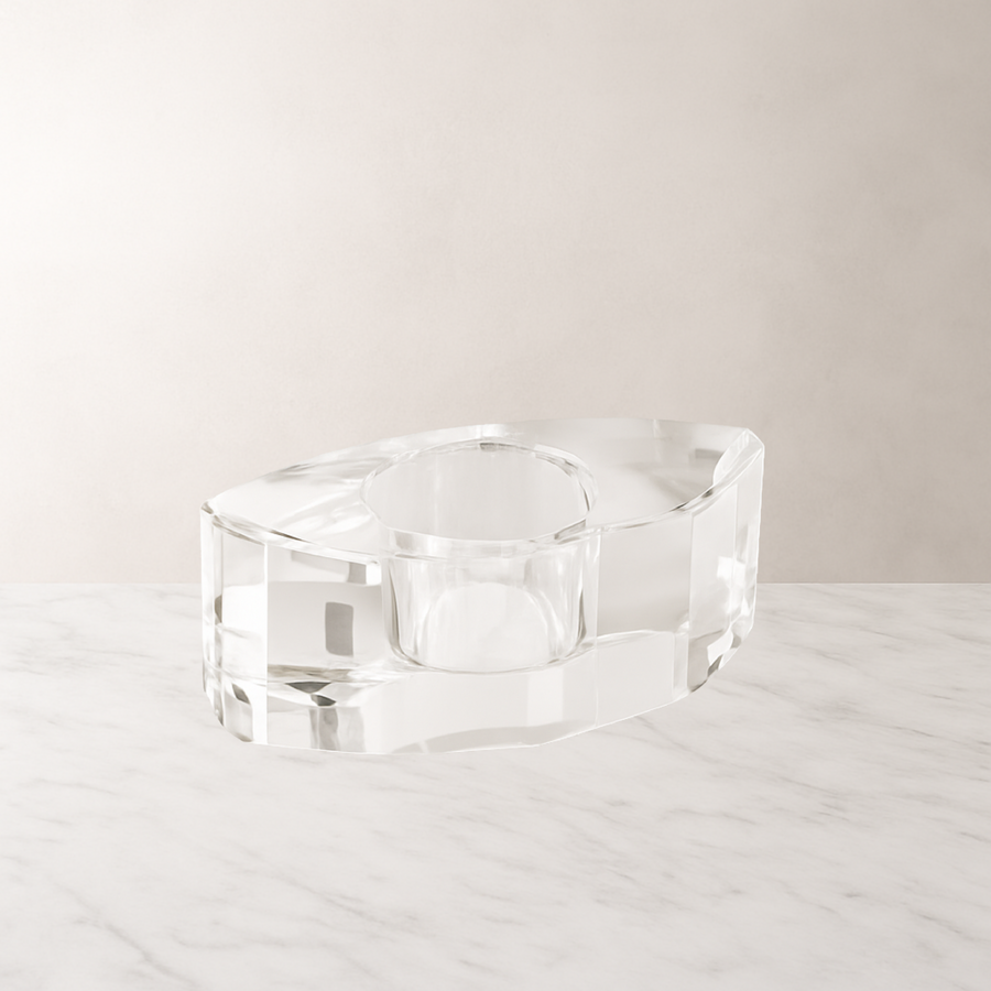 Abstract Oval-Shaped Candlestick - The Closeout Connection