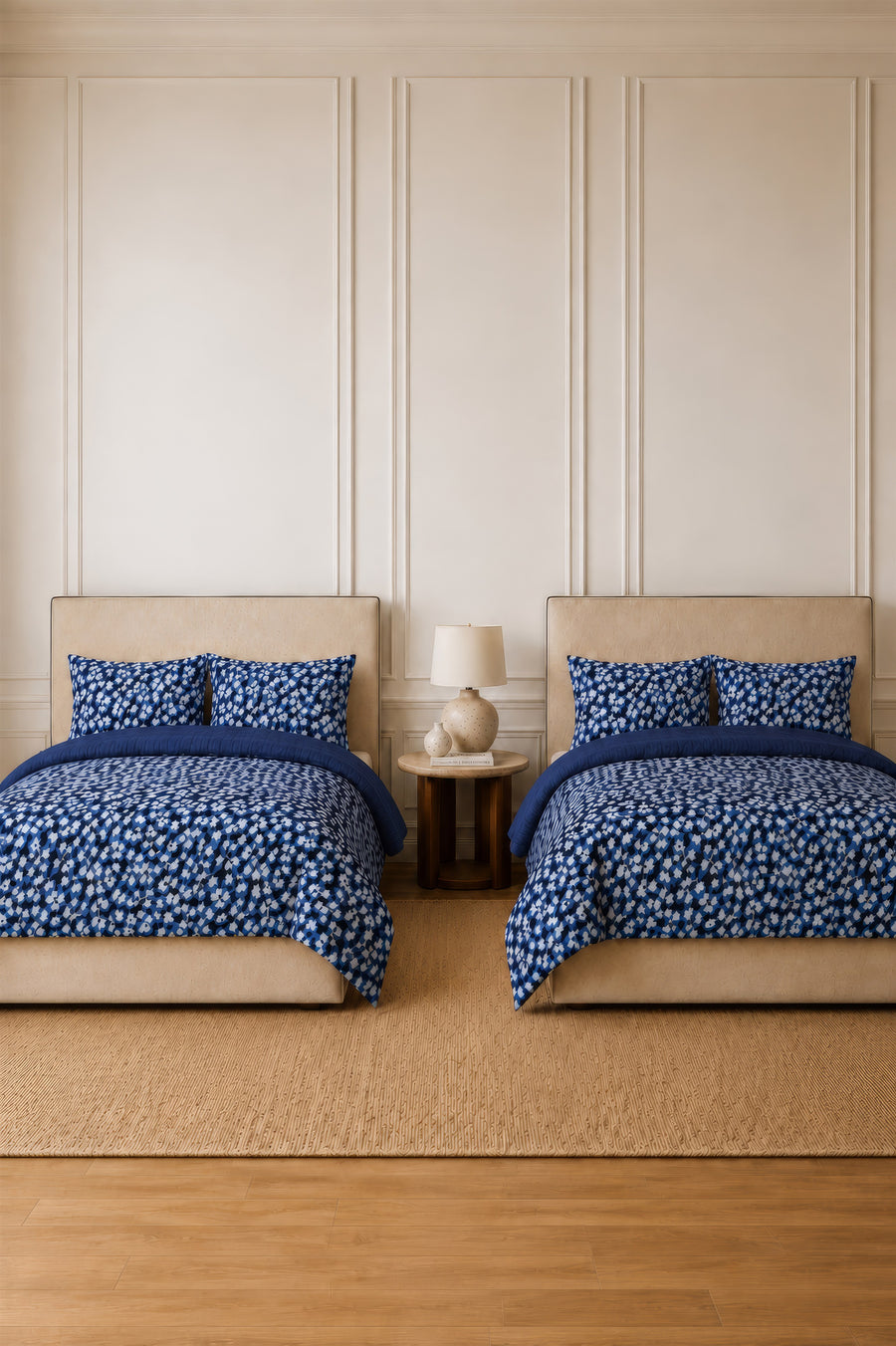 Luxe Twinning Vine Bedding Set - twin beds