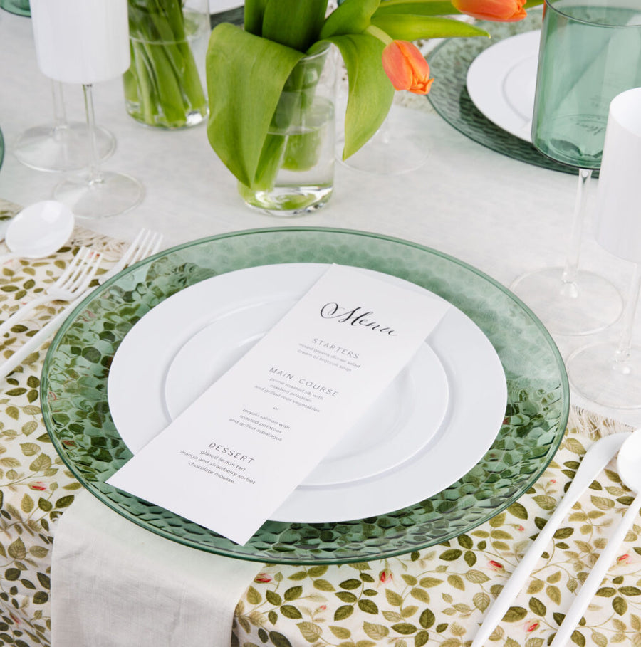 White or Clear Round Disposable Plates- 240 Count - The Closeout Connection