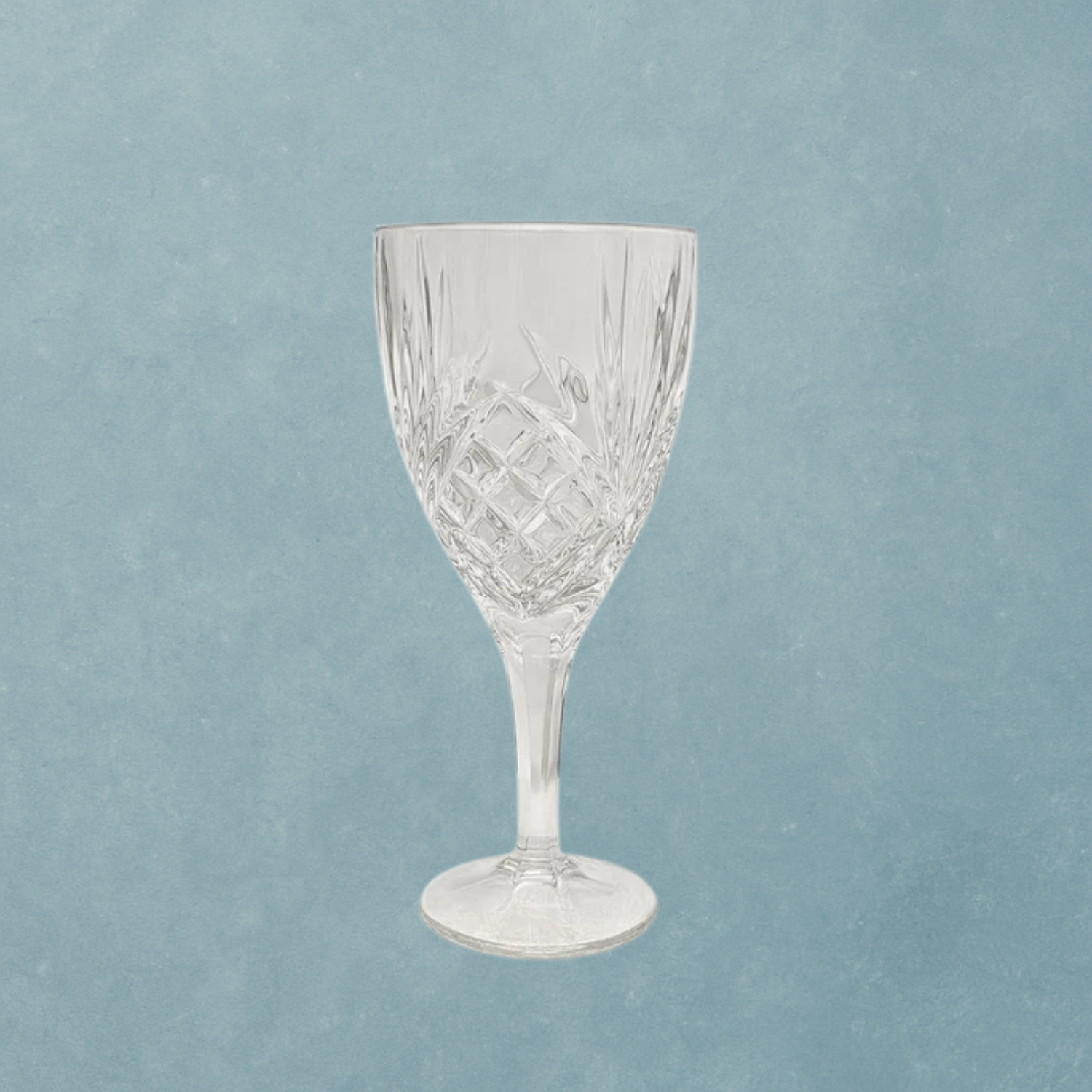 Dublin Crystal Gold Rim Goblets - 4 ct