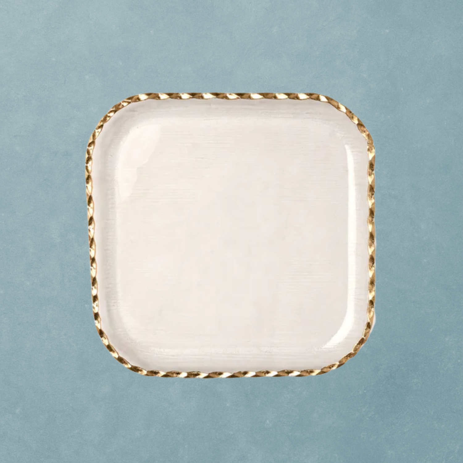 Square Glass Dinner Plate