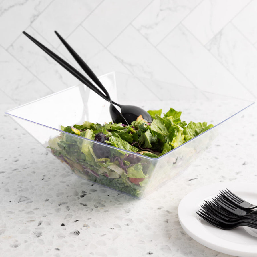 Square Clear Serving Bowl - The Closeout Connection