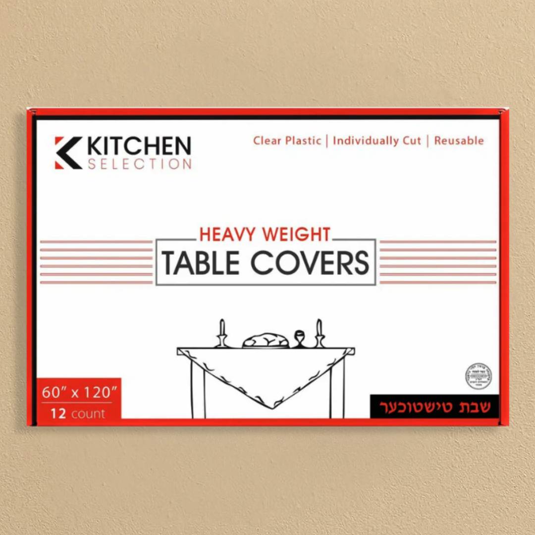 Clear Tablecloths - 12 Count