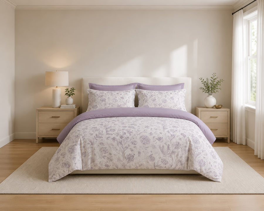Scattered Gardens Bedding Set - 8 Piece