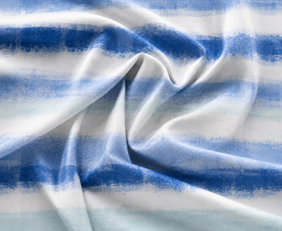 Luxe Meridian Blue Bedding Set - 8 Piece