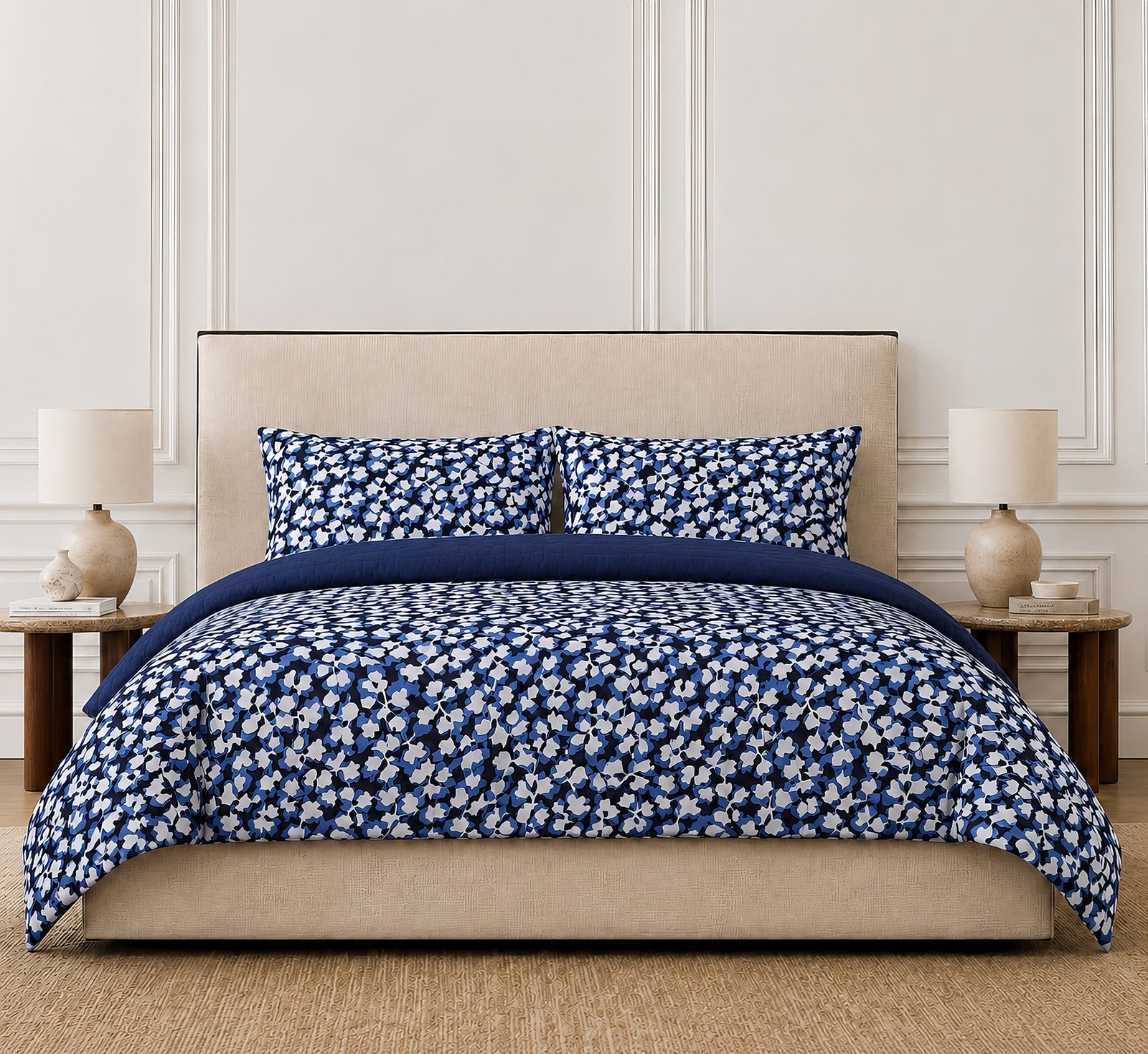 Luxe Twinning Vine Bedding Set - 6 Piece