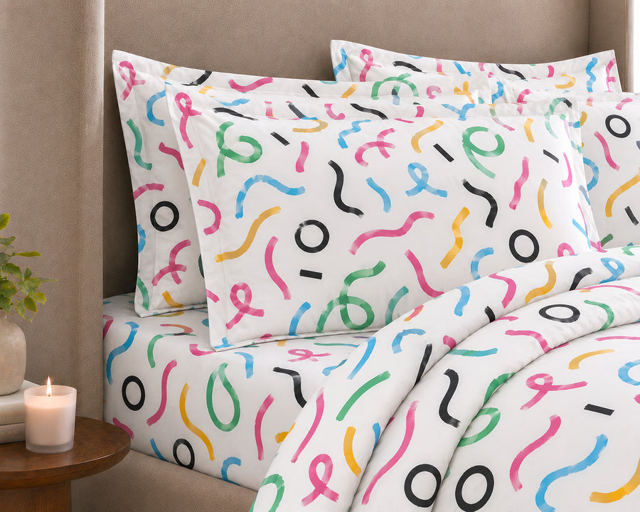 Luxe Fun Loops Bedding Set detail