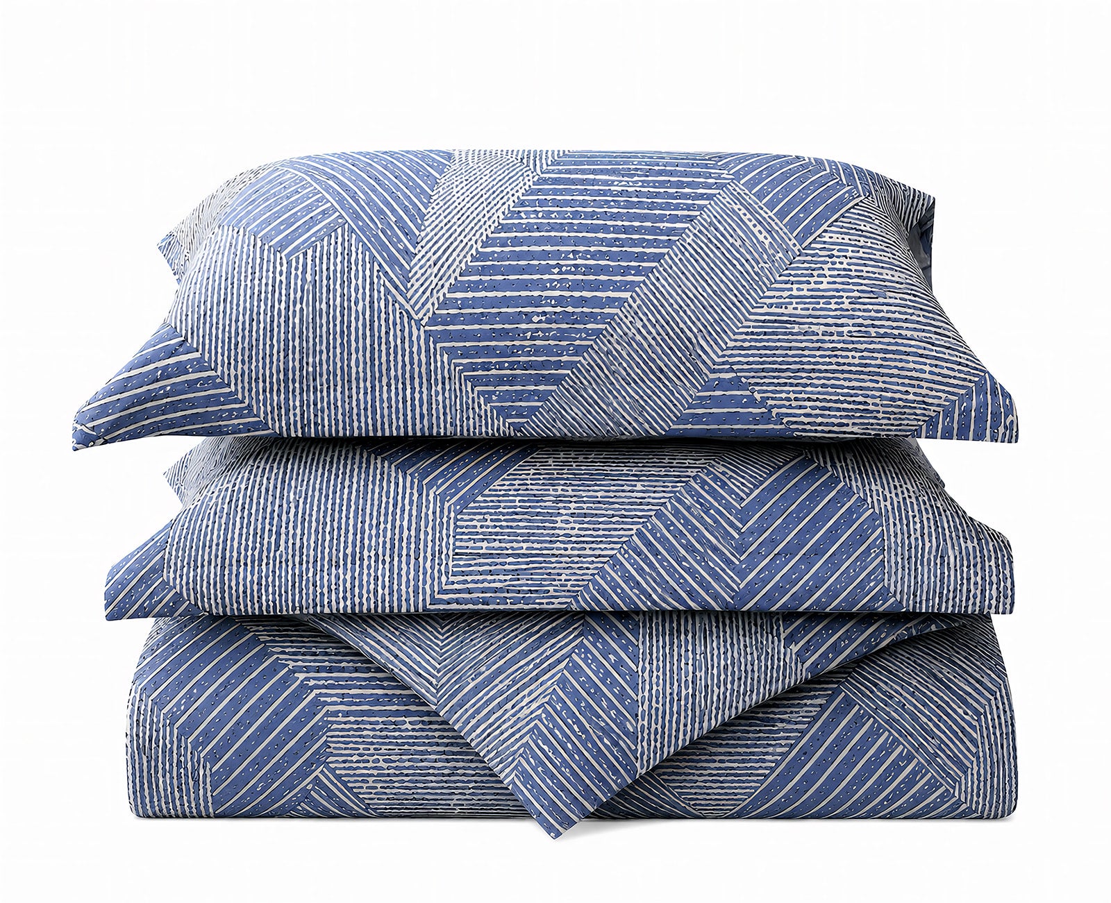 Luxe Aberdeen Blue Bedding Set - 8 Piece
