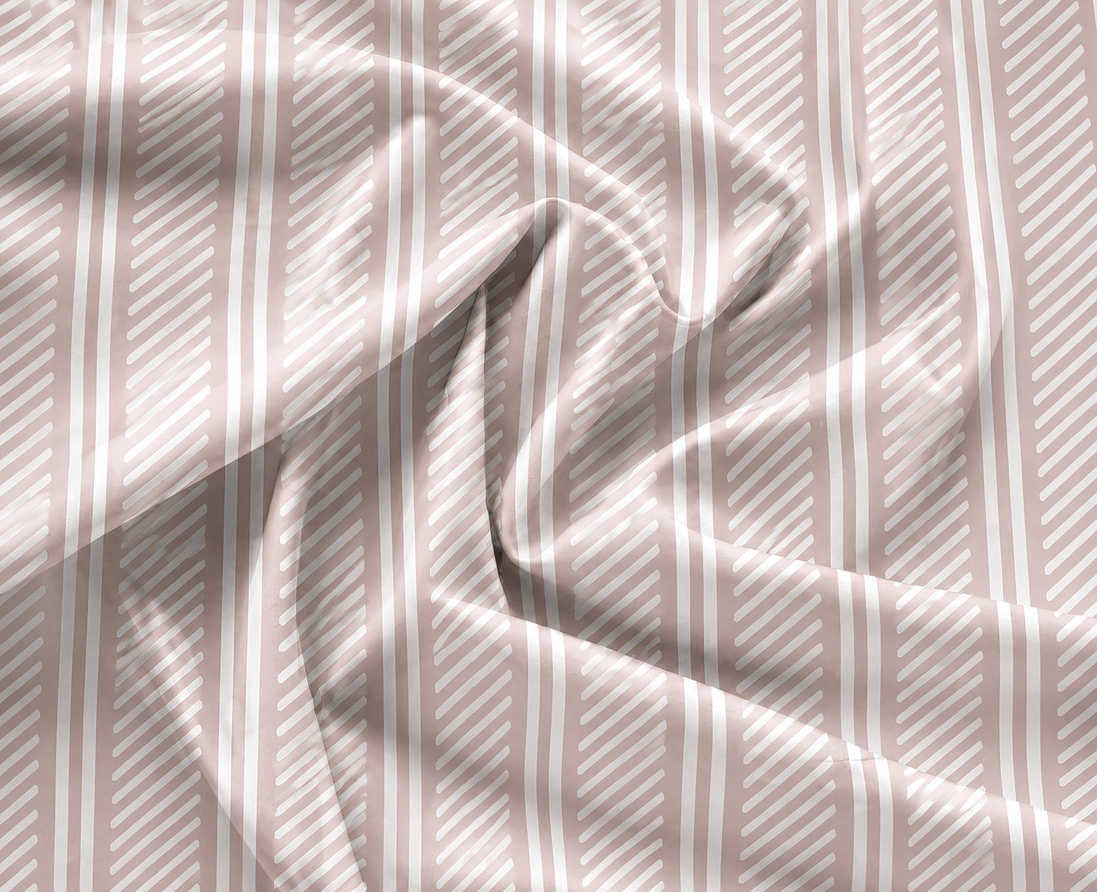 Luxe Slanted Stripe Bedding Set fabric