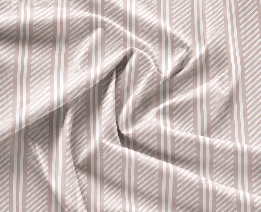 Luxe Slanted Stripe Bedding Set fabric