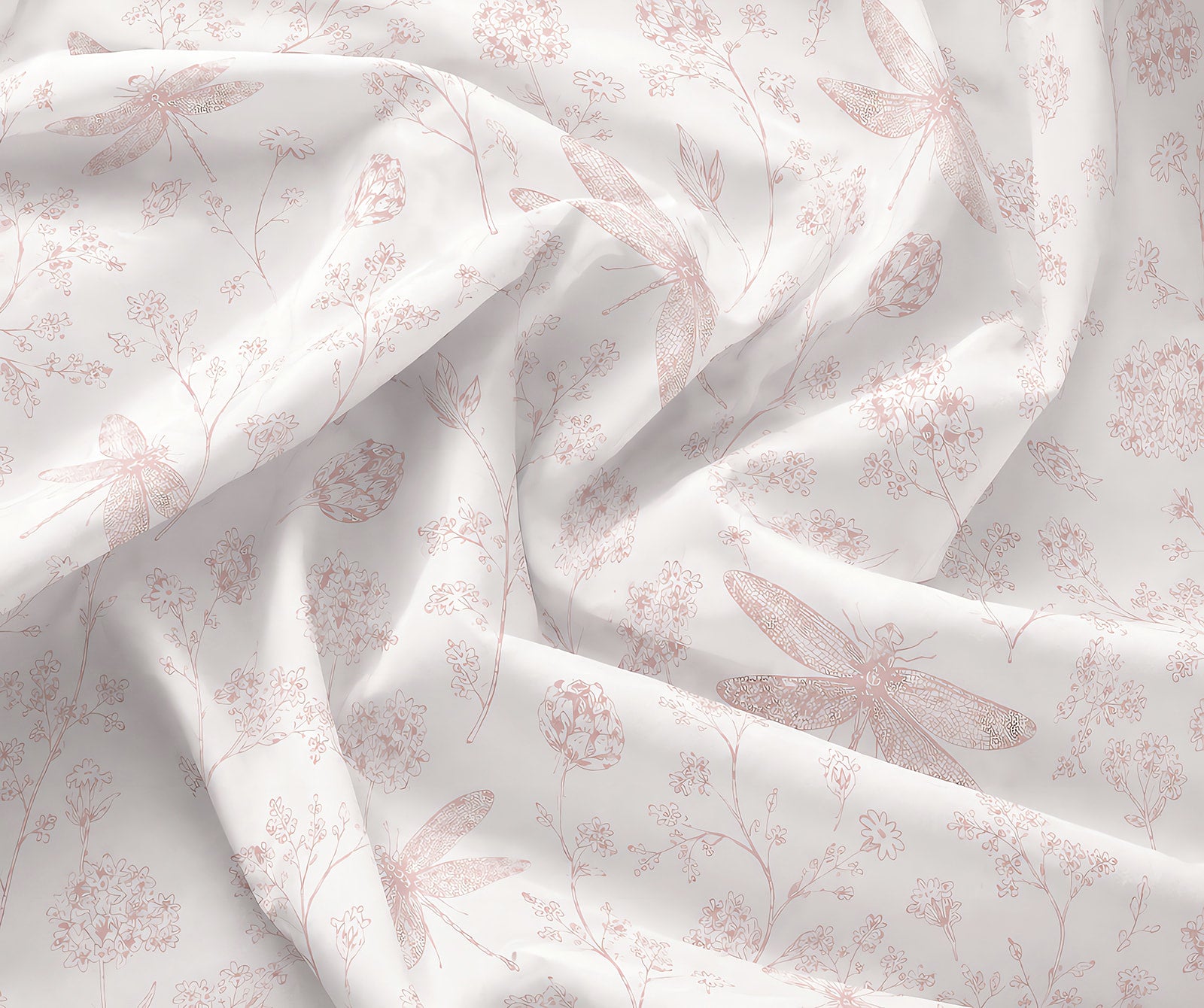 Luxe Dragonfly Garden Bedding Set - 6 Piece