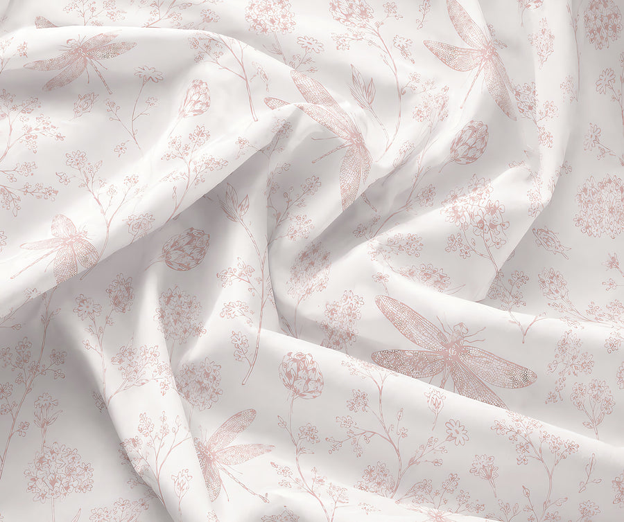 Luxe Dragonfly Garden Bedding Set - 6 Piece