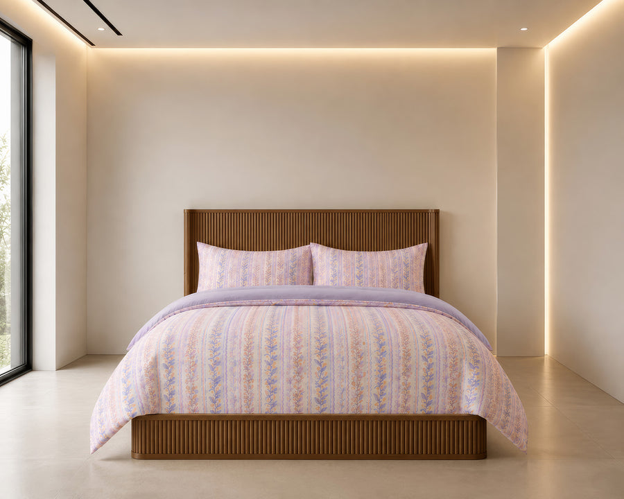 Luxe Petal Ribbons Bedding Set detail