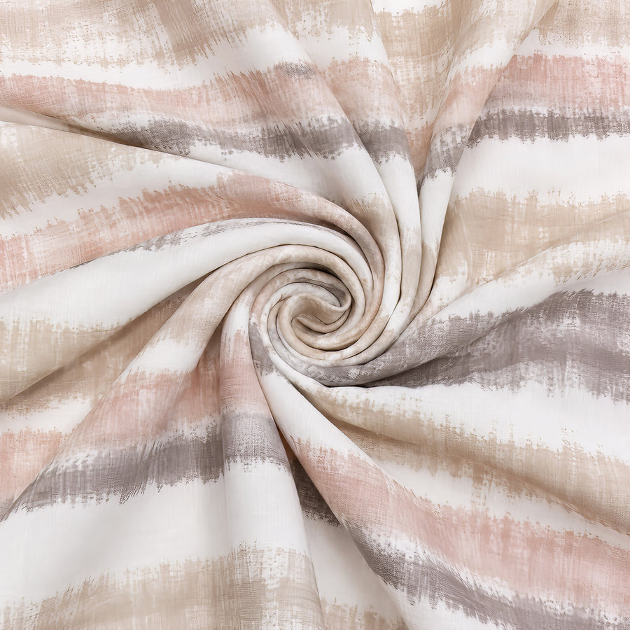 Luxe Meridian Beige/Pink Bedding Set detail