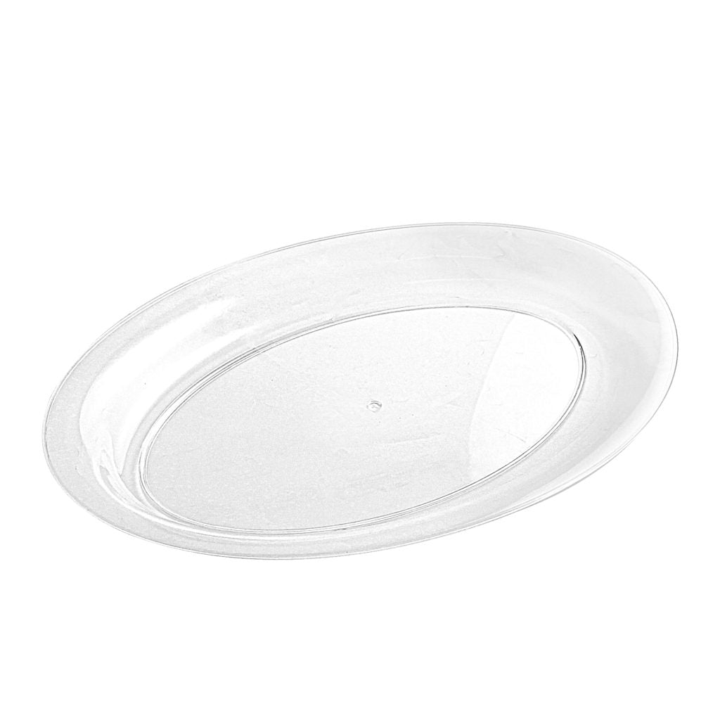 Oval Serving Tray Clear - The Closeout Connection#Color_Clear