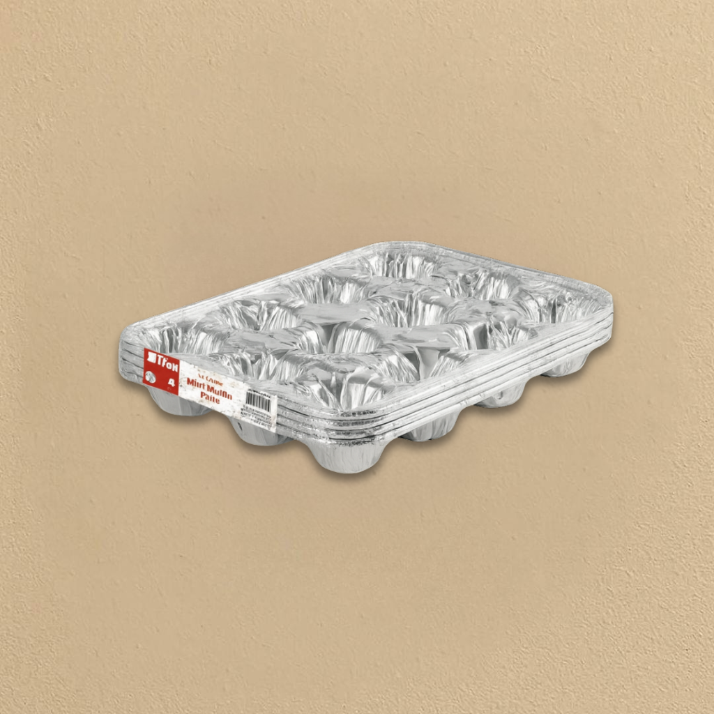 12 Cavity Mini Muffin Pan Aluminum Pans