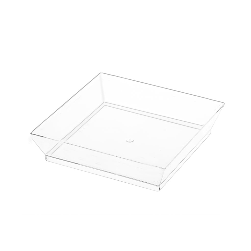 MiniWare Clear Square Plates 2" - 50 Count