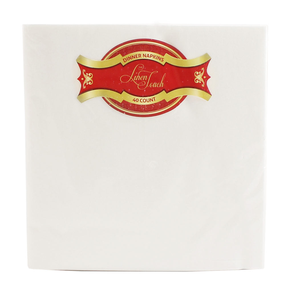 Linen Touch Dinner Napkins 16" x 16" - 40 Count