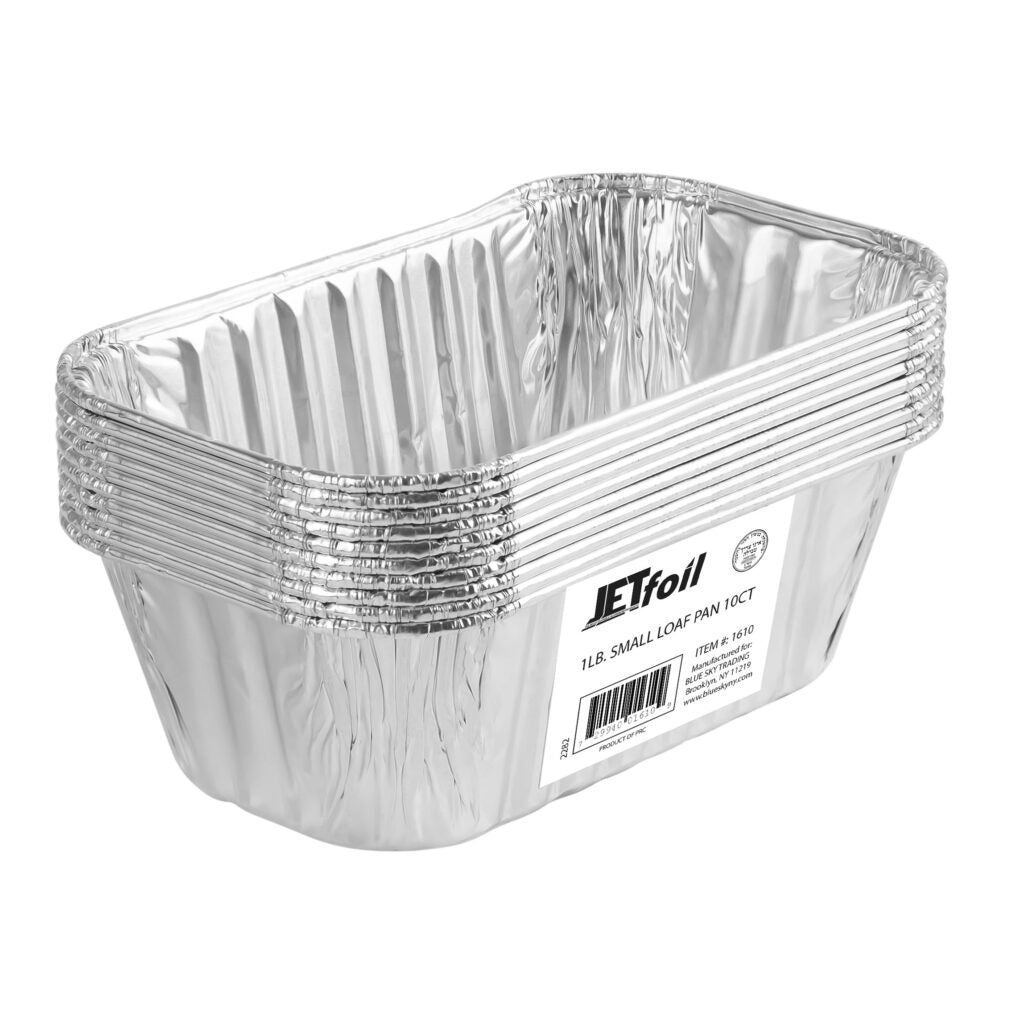 Loaf 1Lb. Aluminum Pans - 10 Count