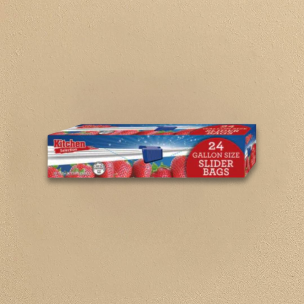1 Gallon Slider Bags - 24 Count
