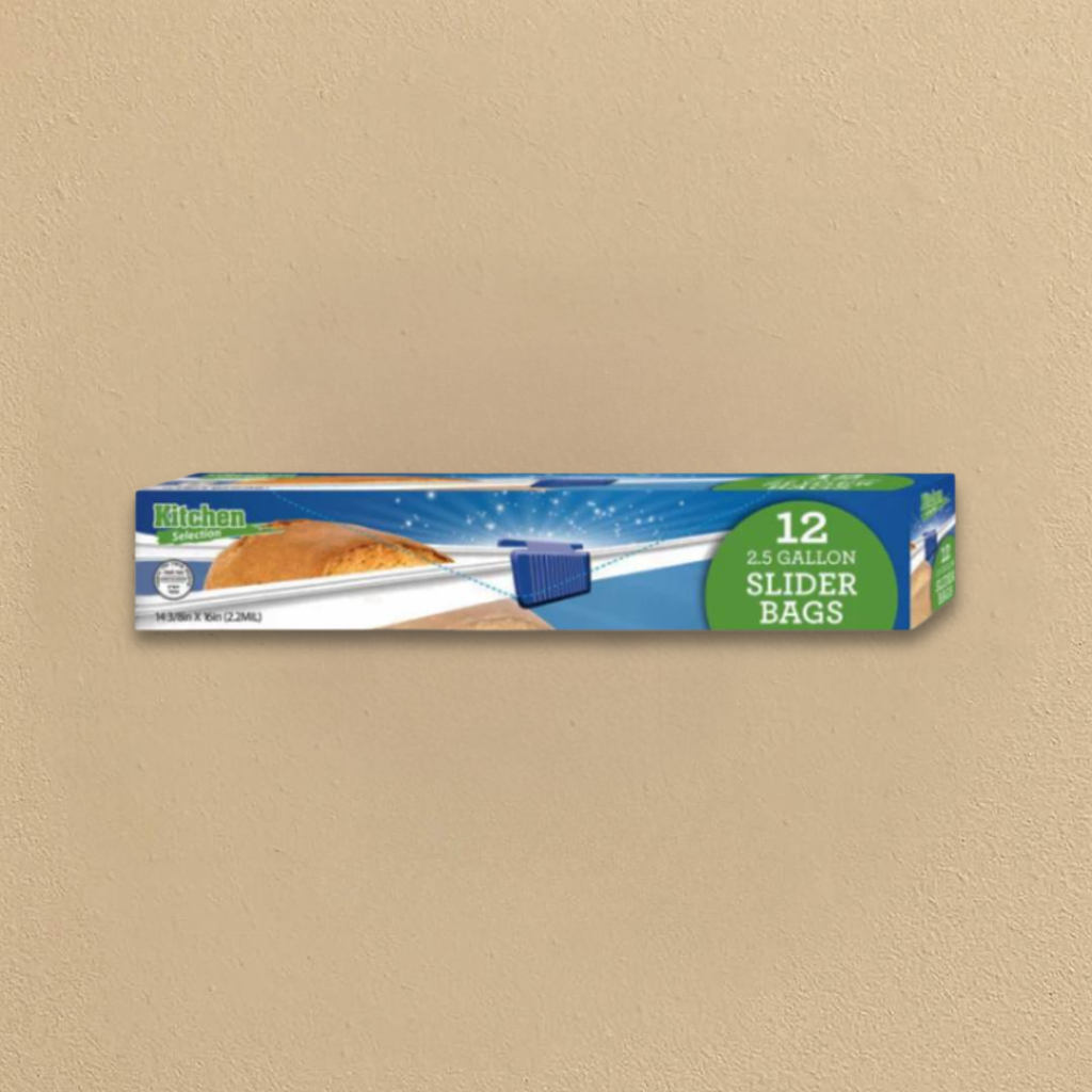 2.5 Gallon Slider Bags - 12 Count