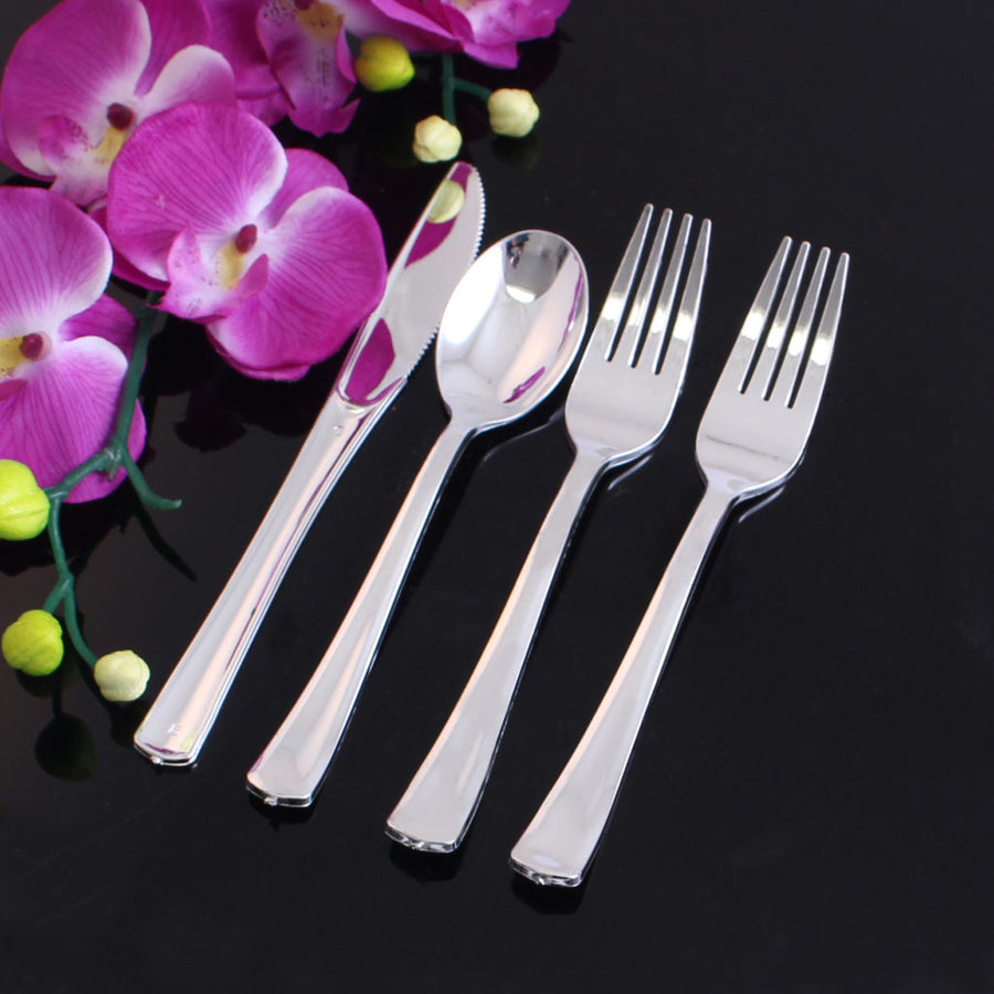 Dynasty Silver Flatware Knives detail