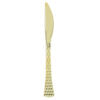 Hammered Gold Flatware Knives